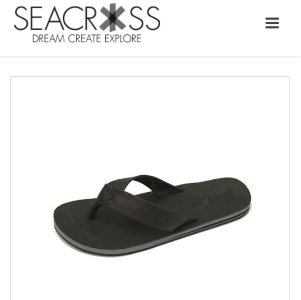 SEACROSS Nubuck Leather Sandals size 6/6.5